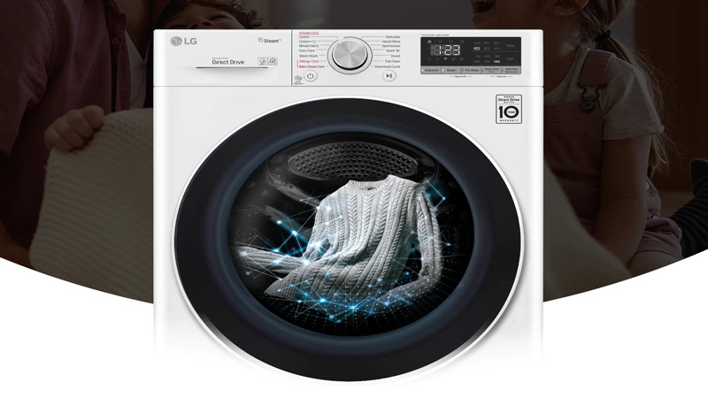  ماشین لباسشویی ال جی هوشمند f4v3