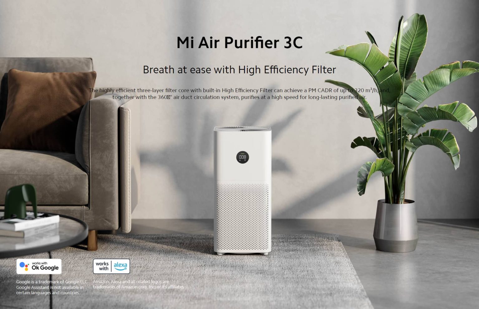 تصفیه هوای mi air purifier 3c