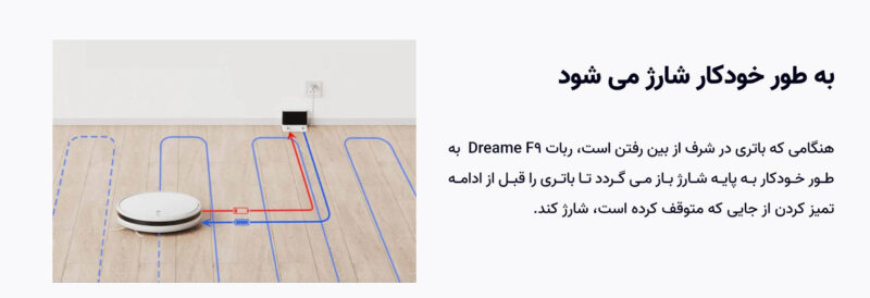 جاروبرقی رباتیک شیائومی دریما Xiaomi Dreame F9 Robot vacuum and mop